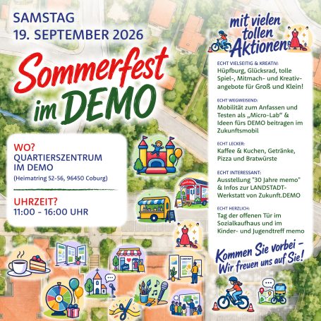 Sommerfest im Demo am 19. Sept. 2026